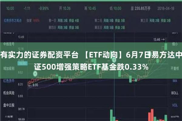 有实力的证券配资平台 【ETF动向】6月7日易方达中证500增强策略ETF基金跌0.33%