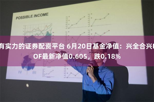 有实力的证券配资平台 6月20日基金净值：兴全合兴LOF最新